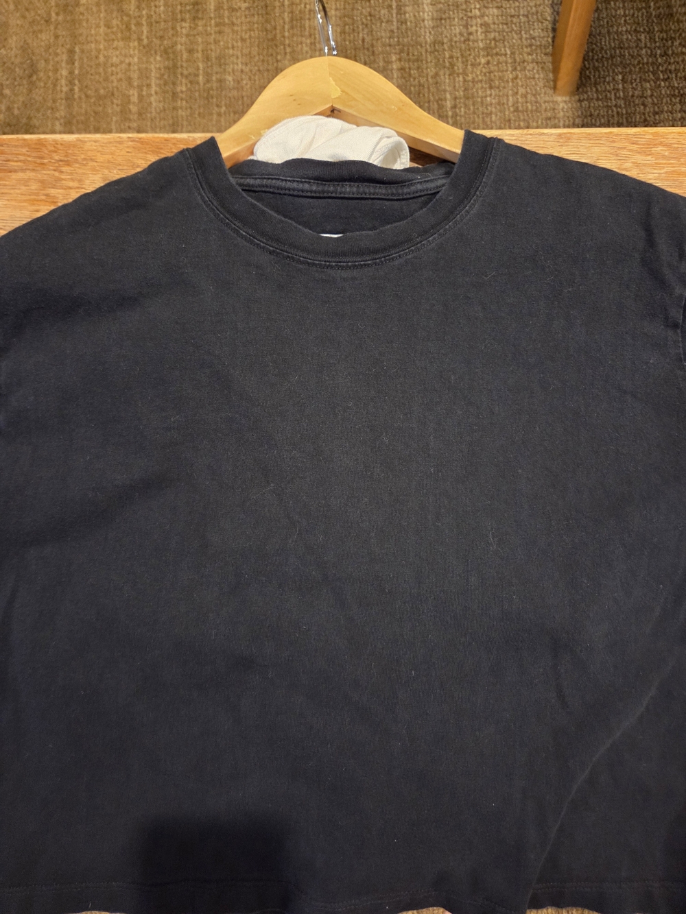 Province of Canada Monday Crop Tee Bundle Black White Size L Made in Canada - Picture 7 of 8